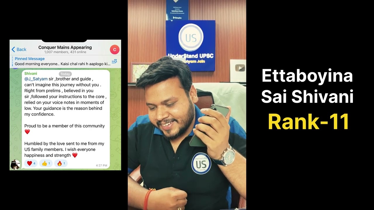 Shivani AIR-11 UPSC 2024 Results | Talk after Results | So Proud!!!