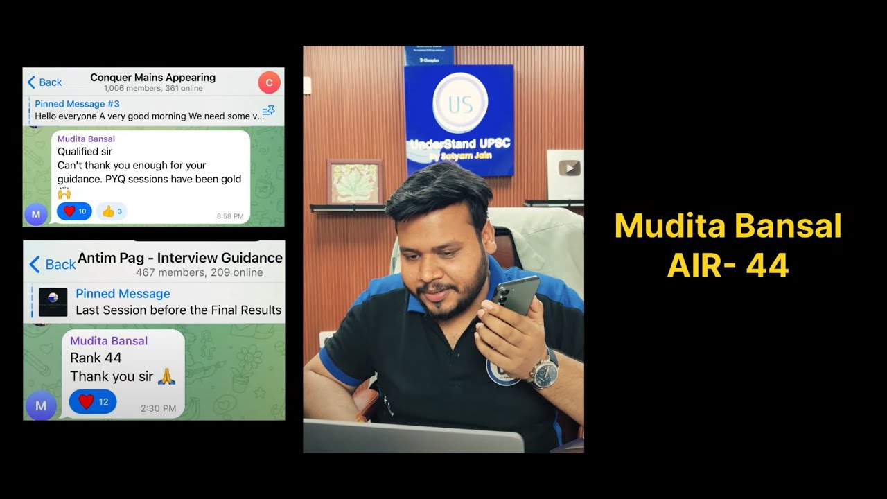 Mudita Bansal AIR-44 UPSC 2024 Results | Talk after Results | So proud!!!