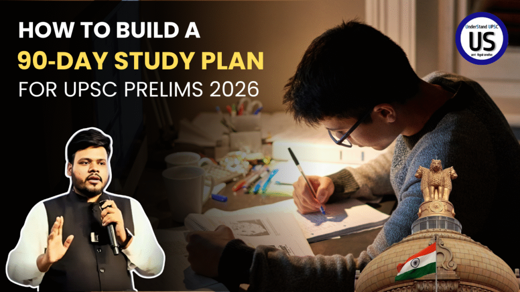 How to Build a 90‑Day Study Plan for UPSC Prelims 2026 - UnderStand UPSC