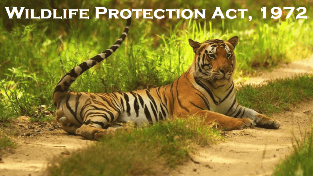 Wildlife Protection Act 1972 UPSC notes