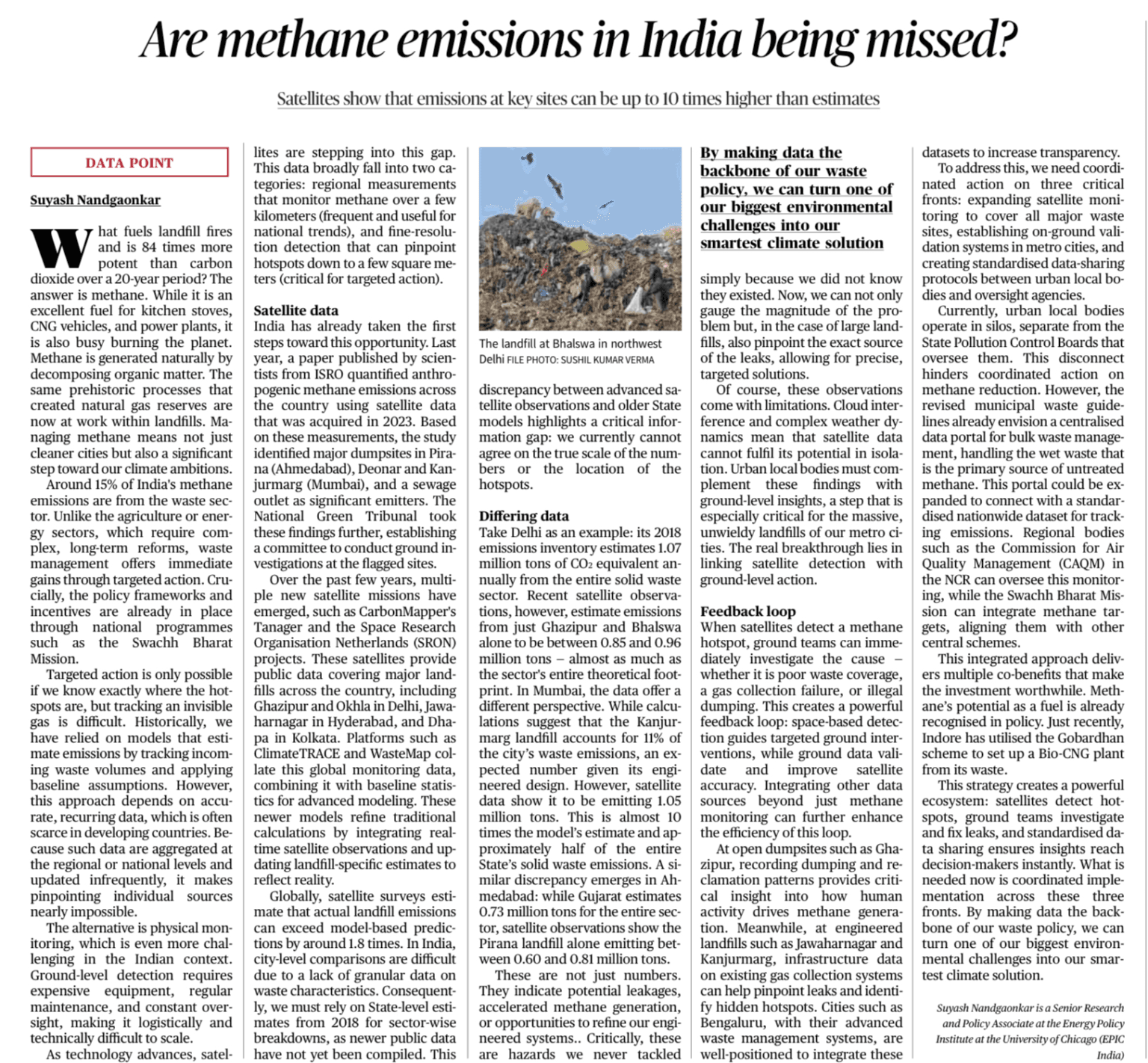 Are Methane Emissions In India Being Underestimated? | GS3 » UnderStand ...