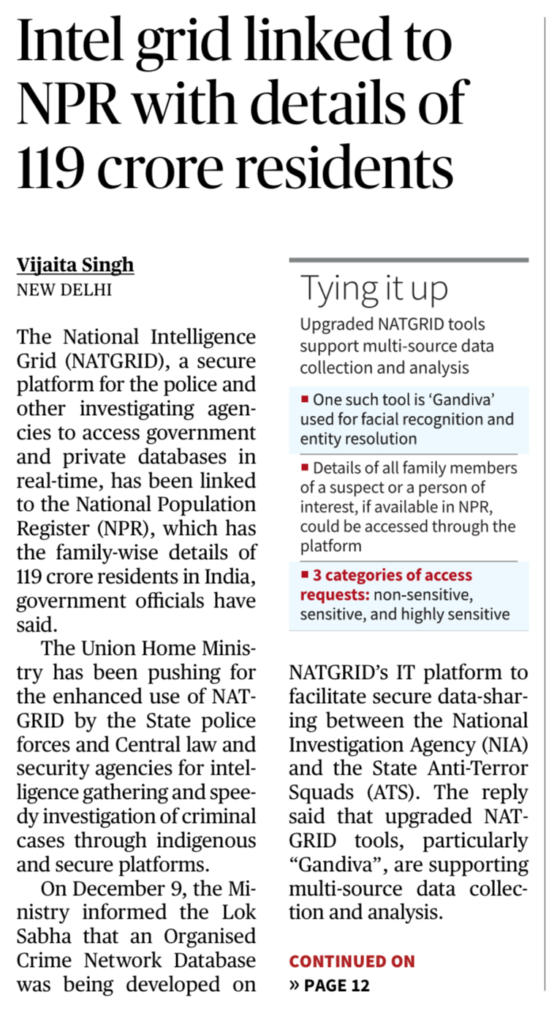 intelligence grid and NPR