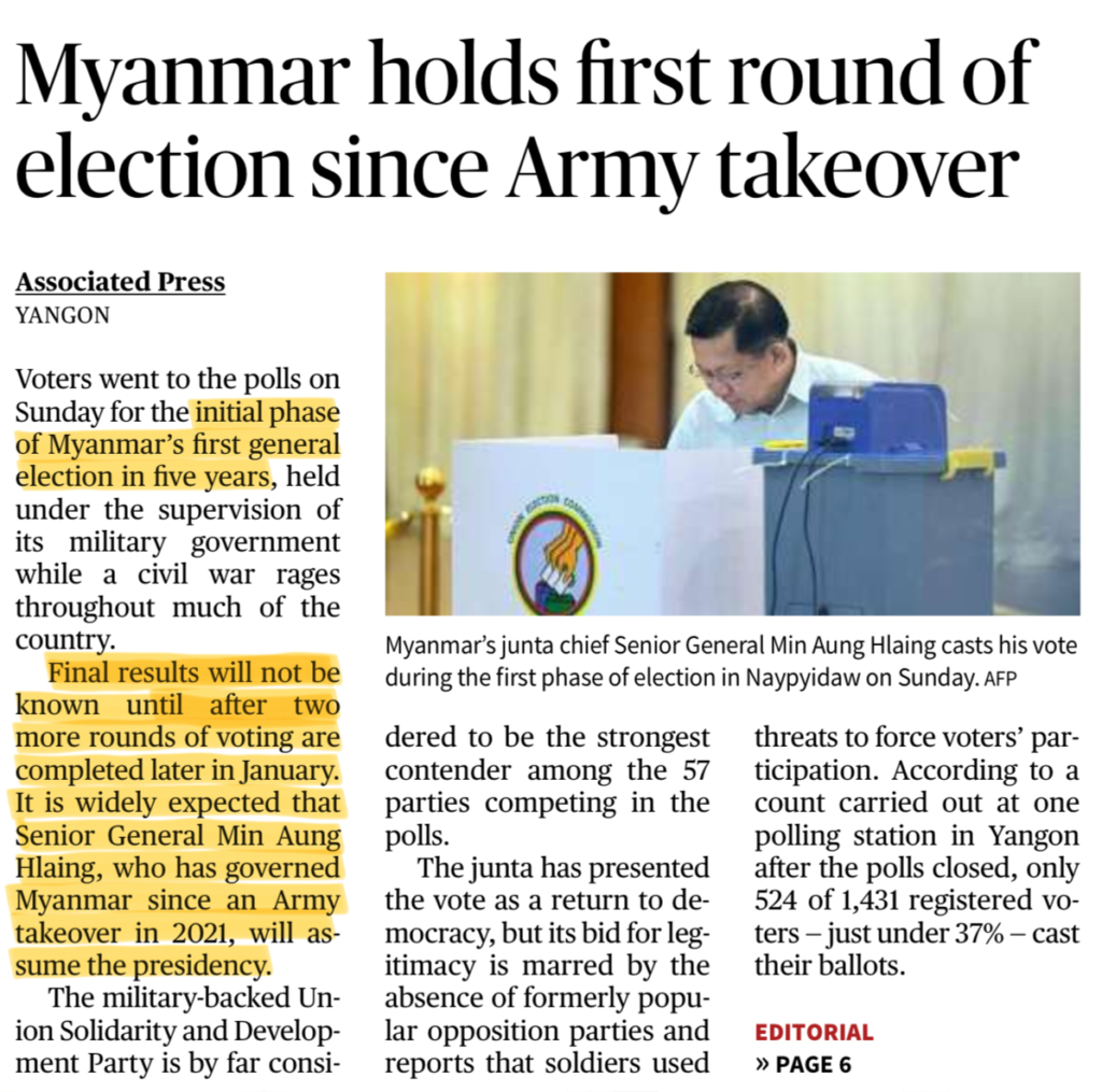 Myanmar elections