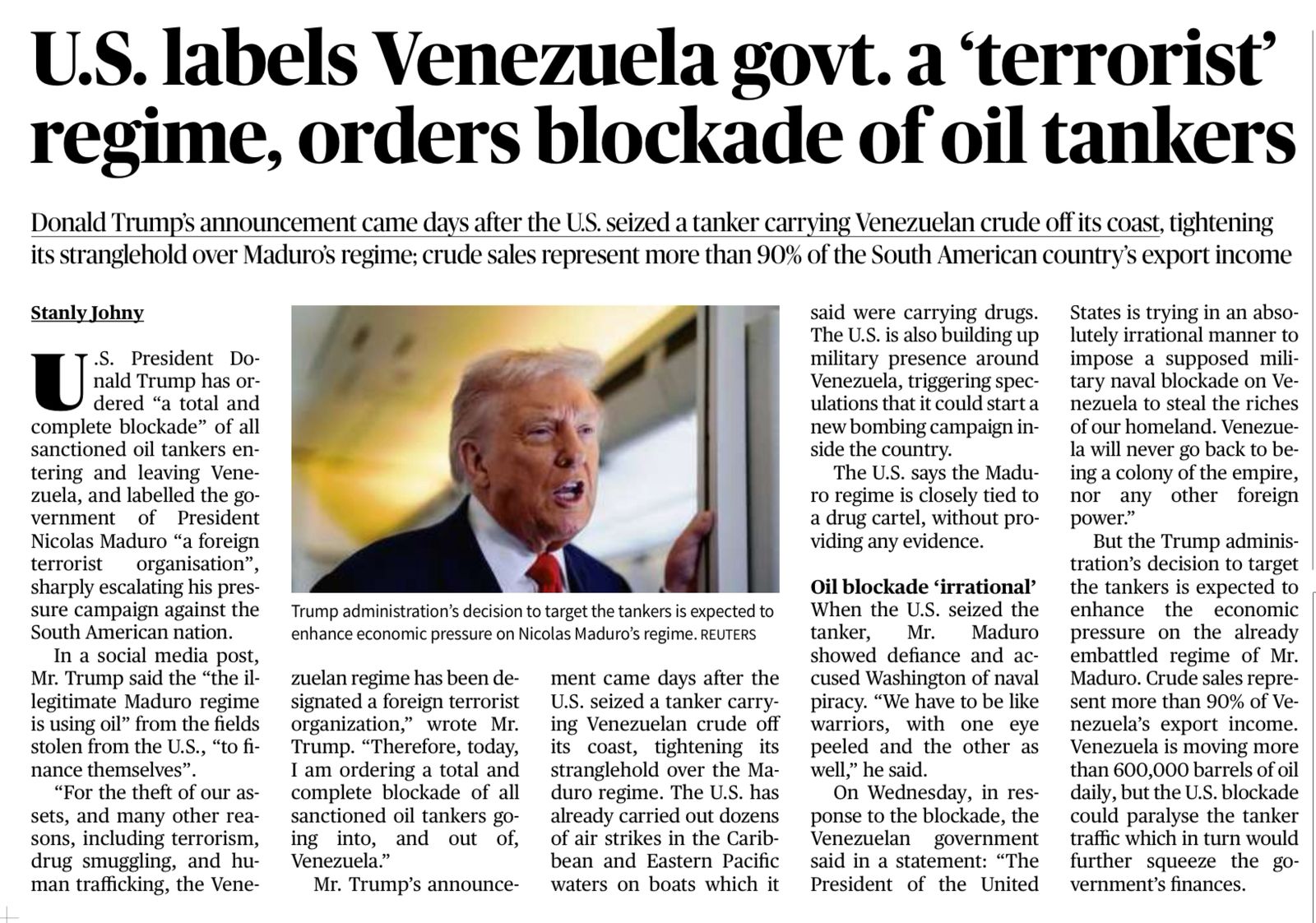 US Venezuela Relations