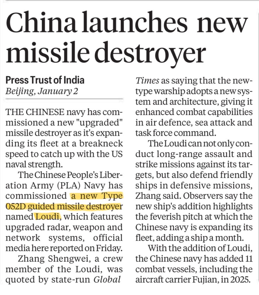 China naval modernisation