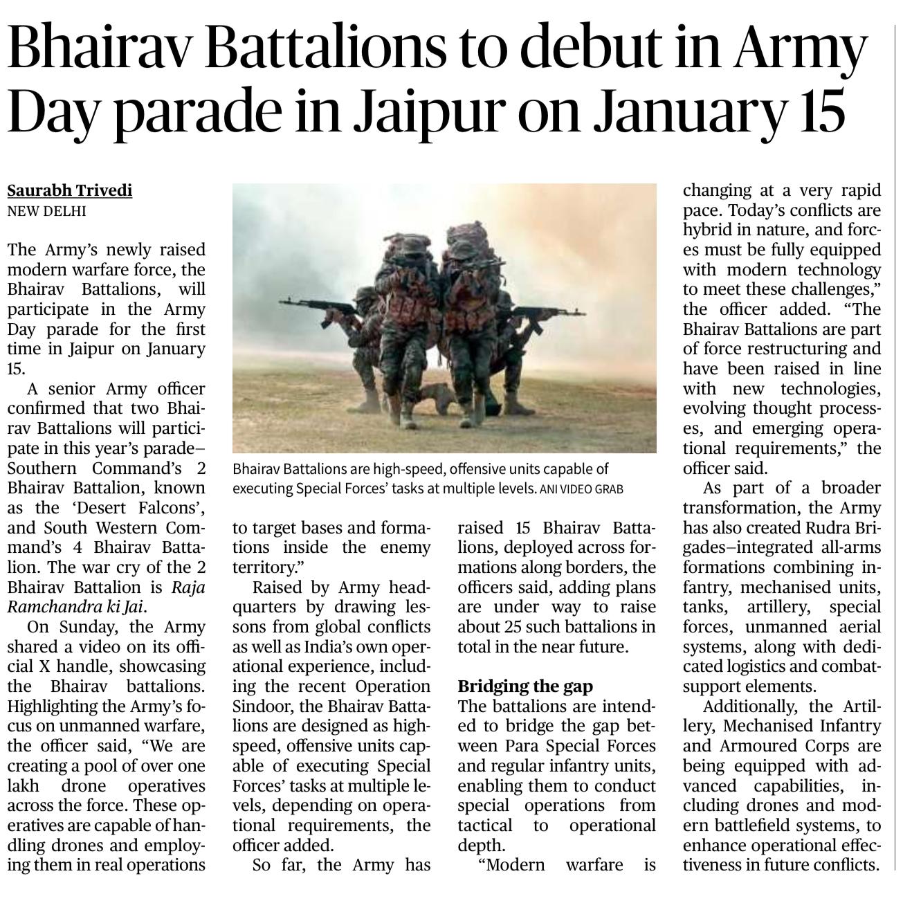 Bhairav Battalions
