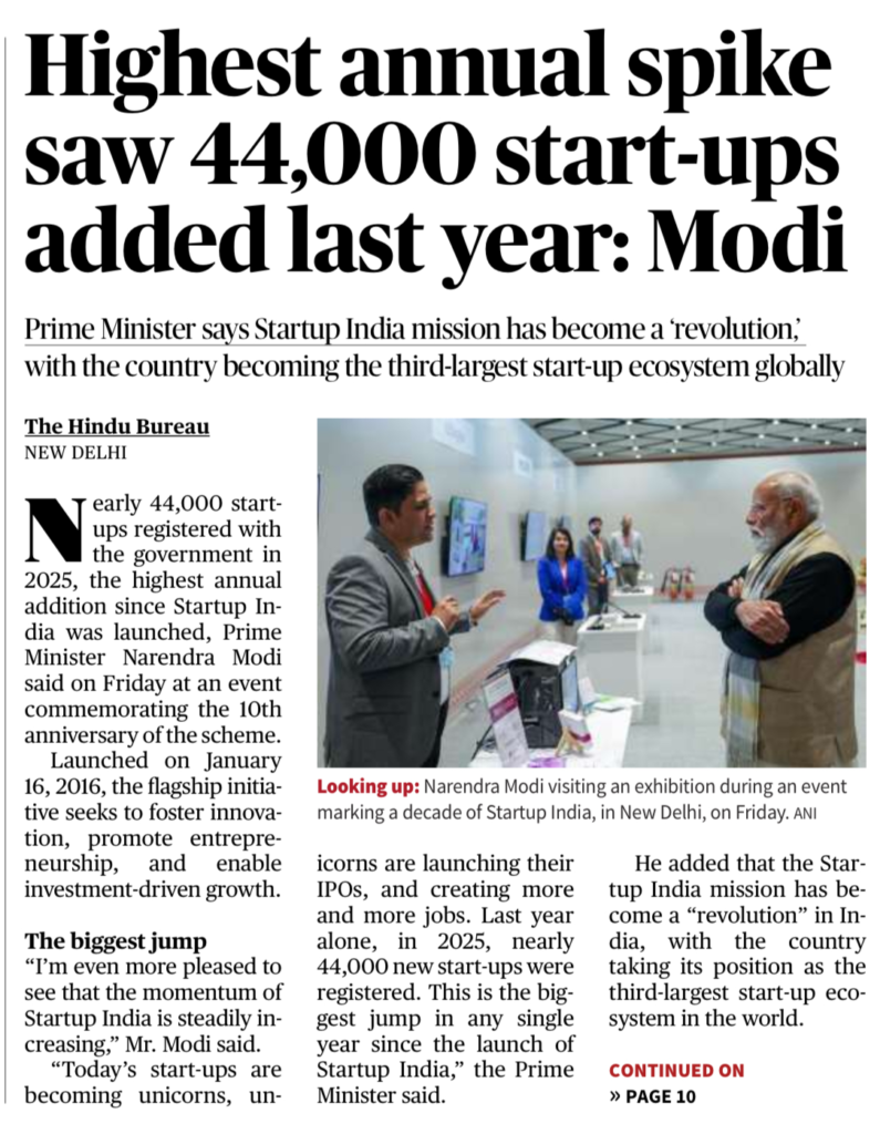 Startup India Scheme