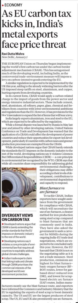 EU Carbon Border Tax