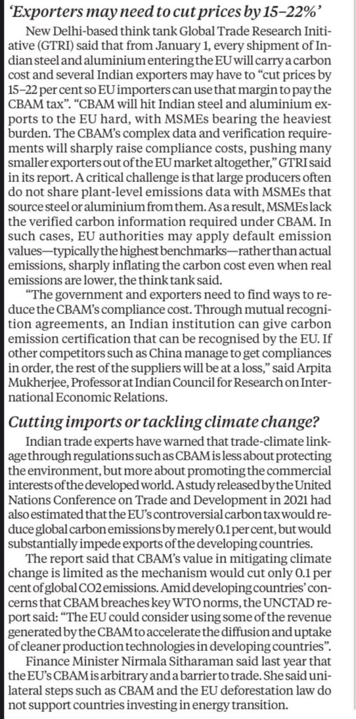 EU Carbon Border Tax