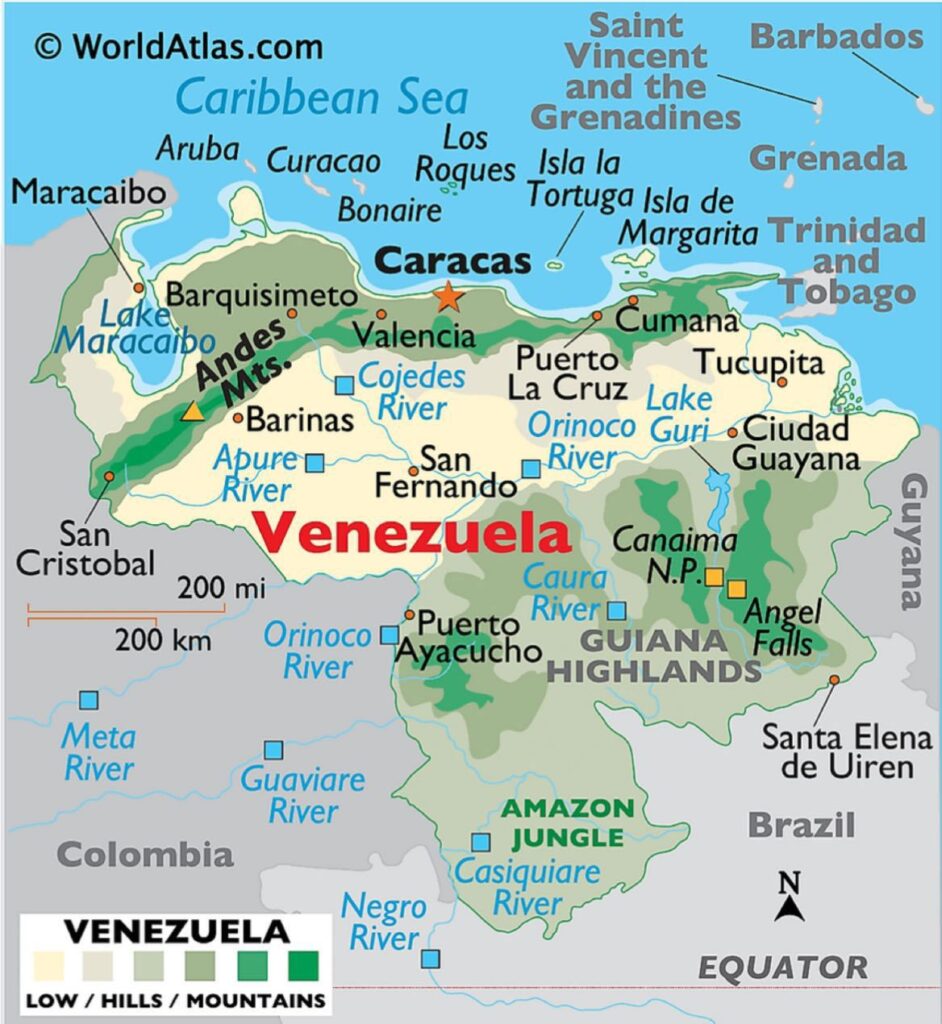 Venezuela Geography and Oil