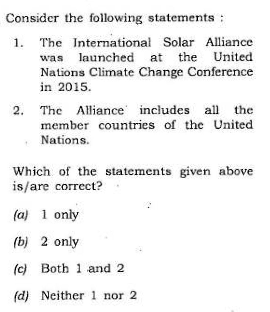 International Solar Alliance