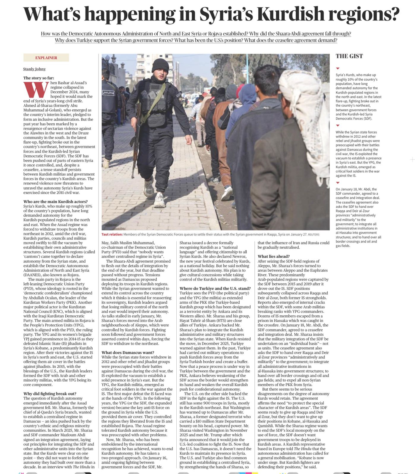 Kurdish Regions in Syria