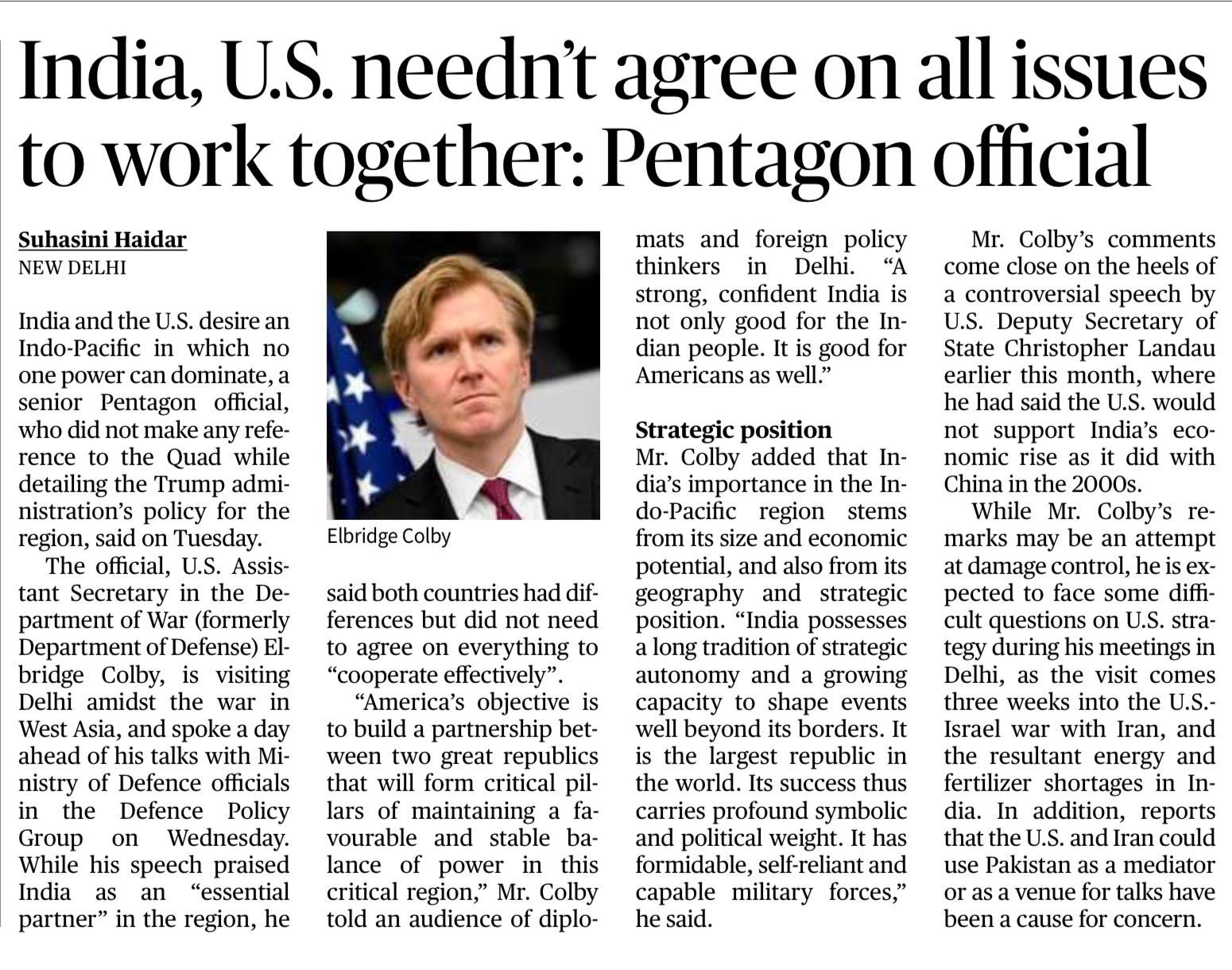 India United States relations