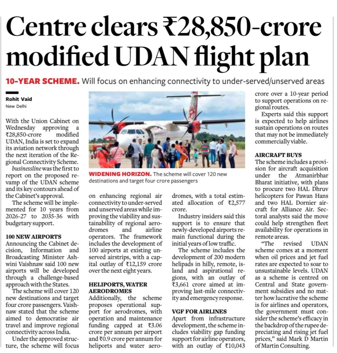 UDAN scheme India