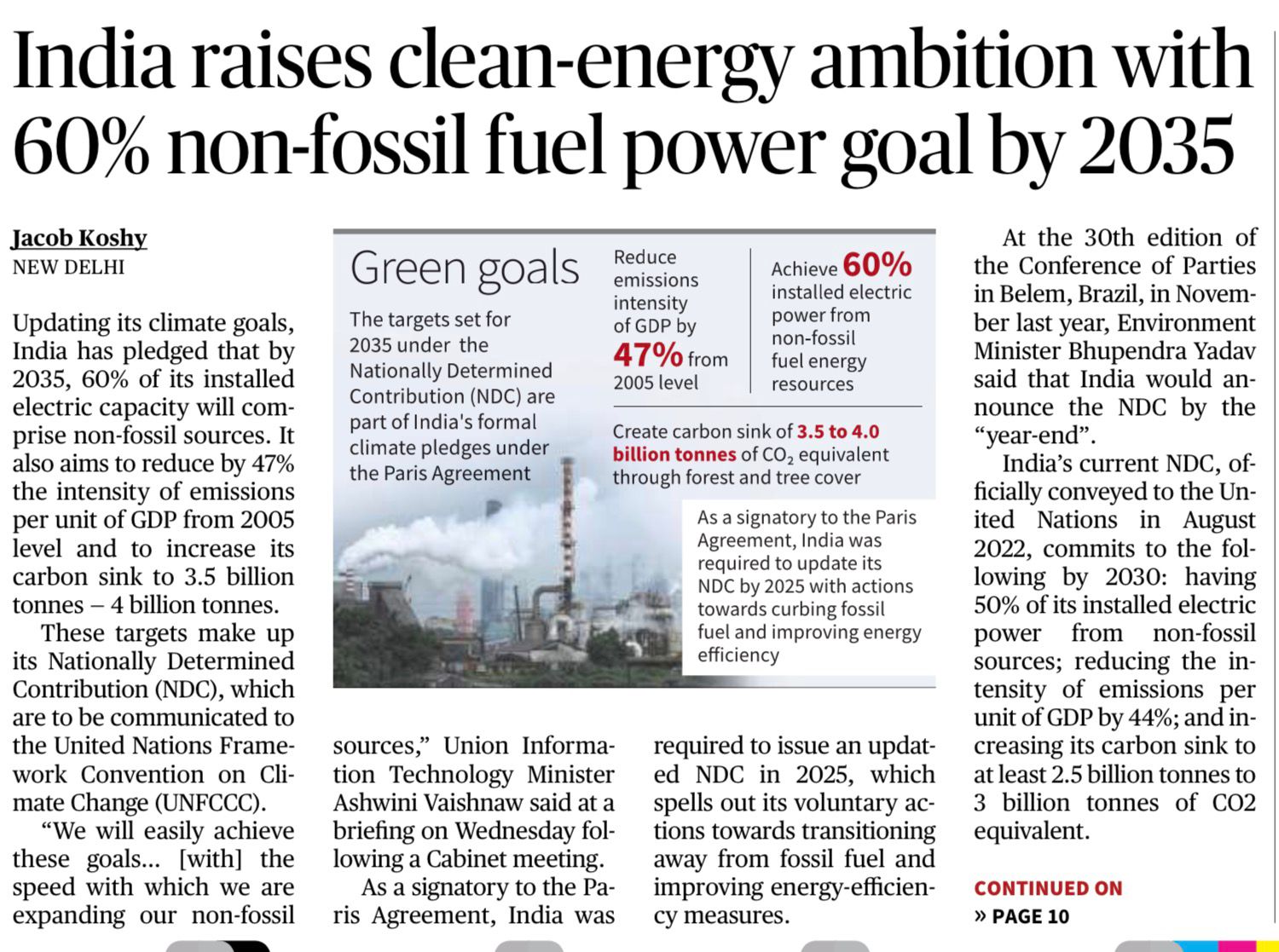 Nationally Determined Contribution