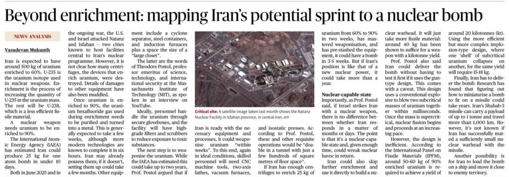 Uranium Enrichment Iran