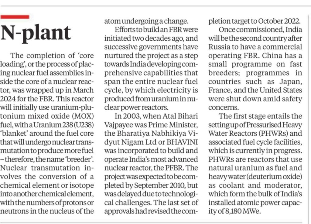 Fast Breeder Reactor