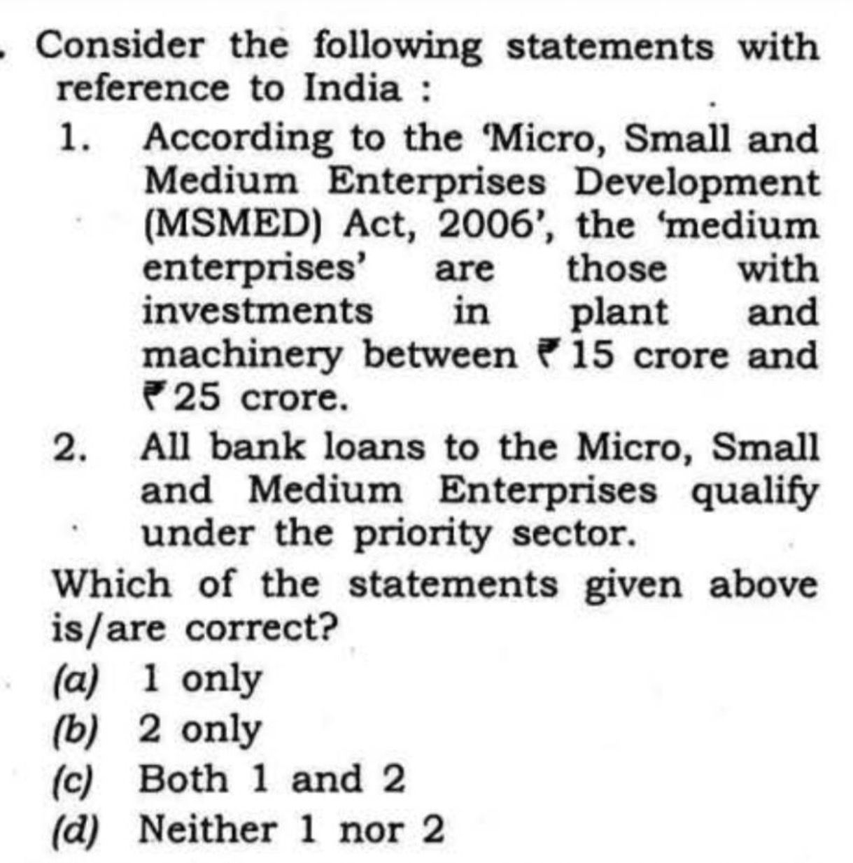MSME compliance burden
