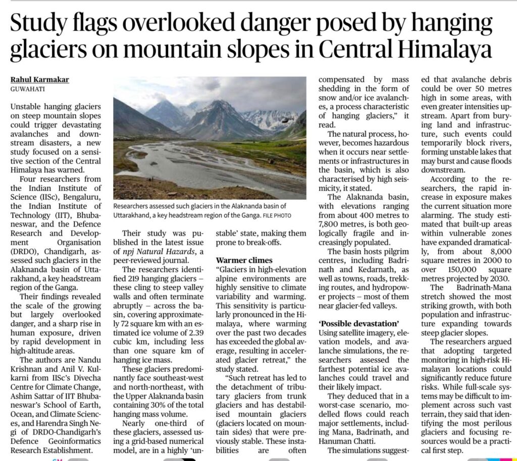 Hanging Glaciers Himalaya