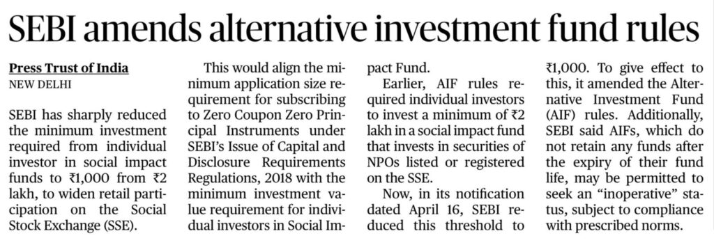 Alternative Investment Funds
