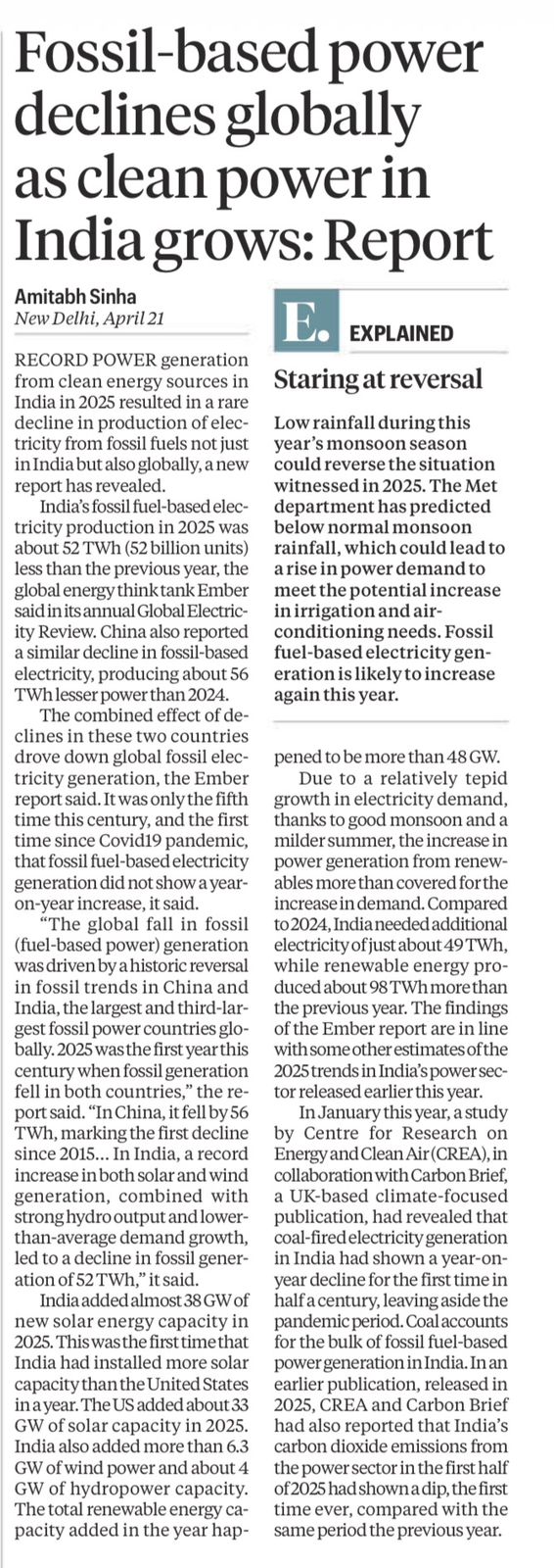 Fossil Fuel Power Generation