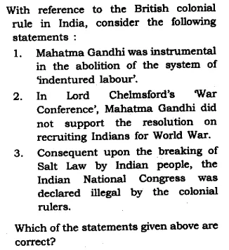 UPSC GS1 Question Paper 2019