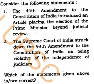 UPSC GS1 Question Paper 2019