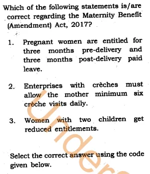 UPSC GS1 Question Paper 2019
