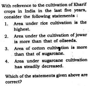 UPSC GS1 Question Paper 2019