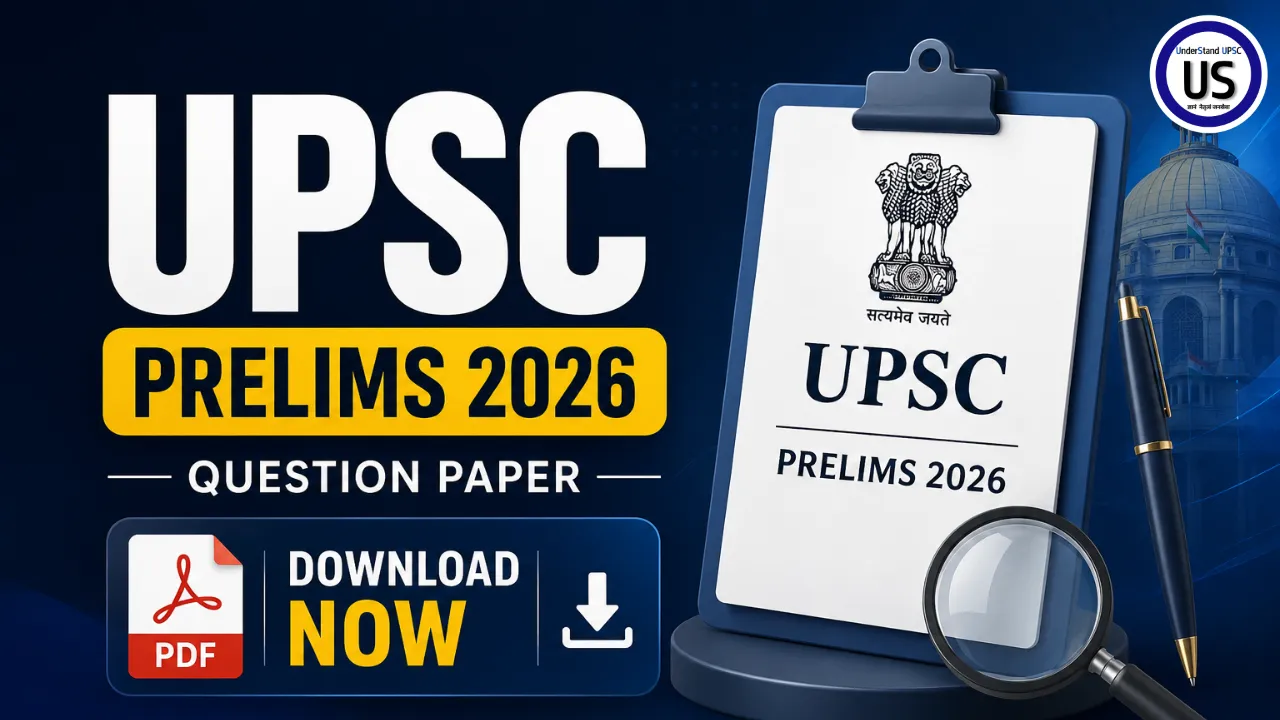 UPSC Prelims 2026 Question Paper PDF