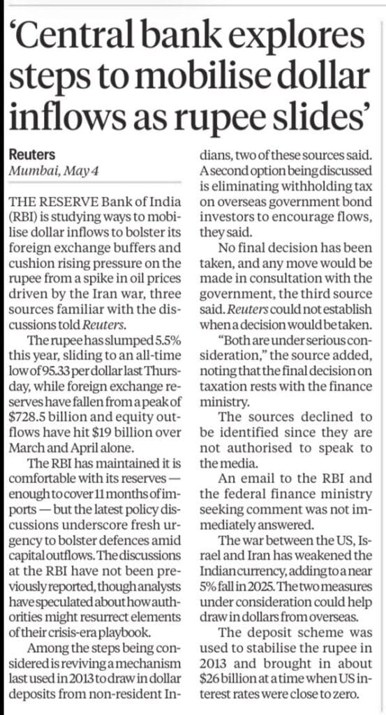 Rupee Depreciation