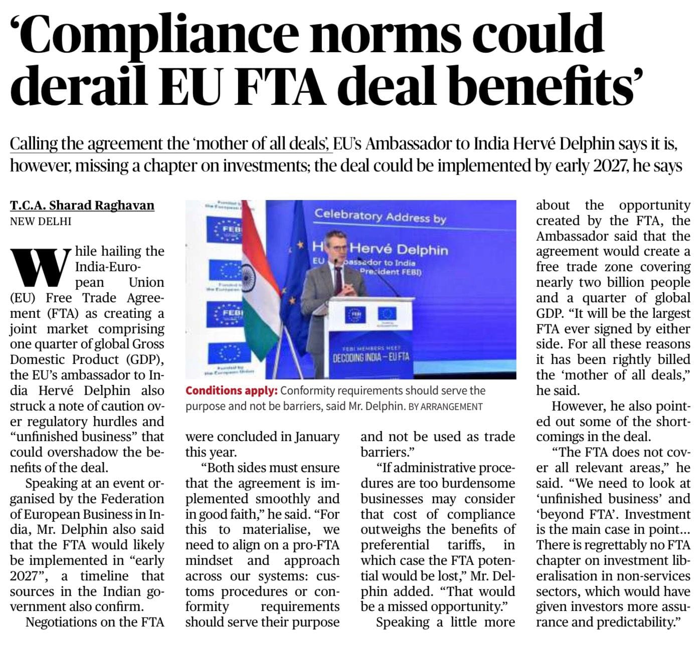 India-EU FTA