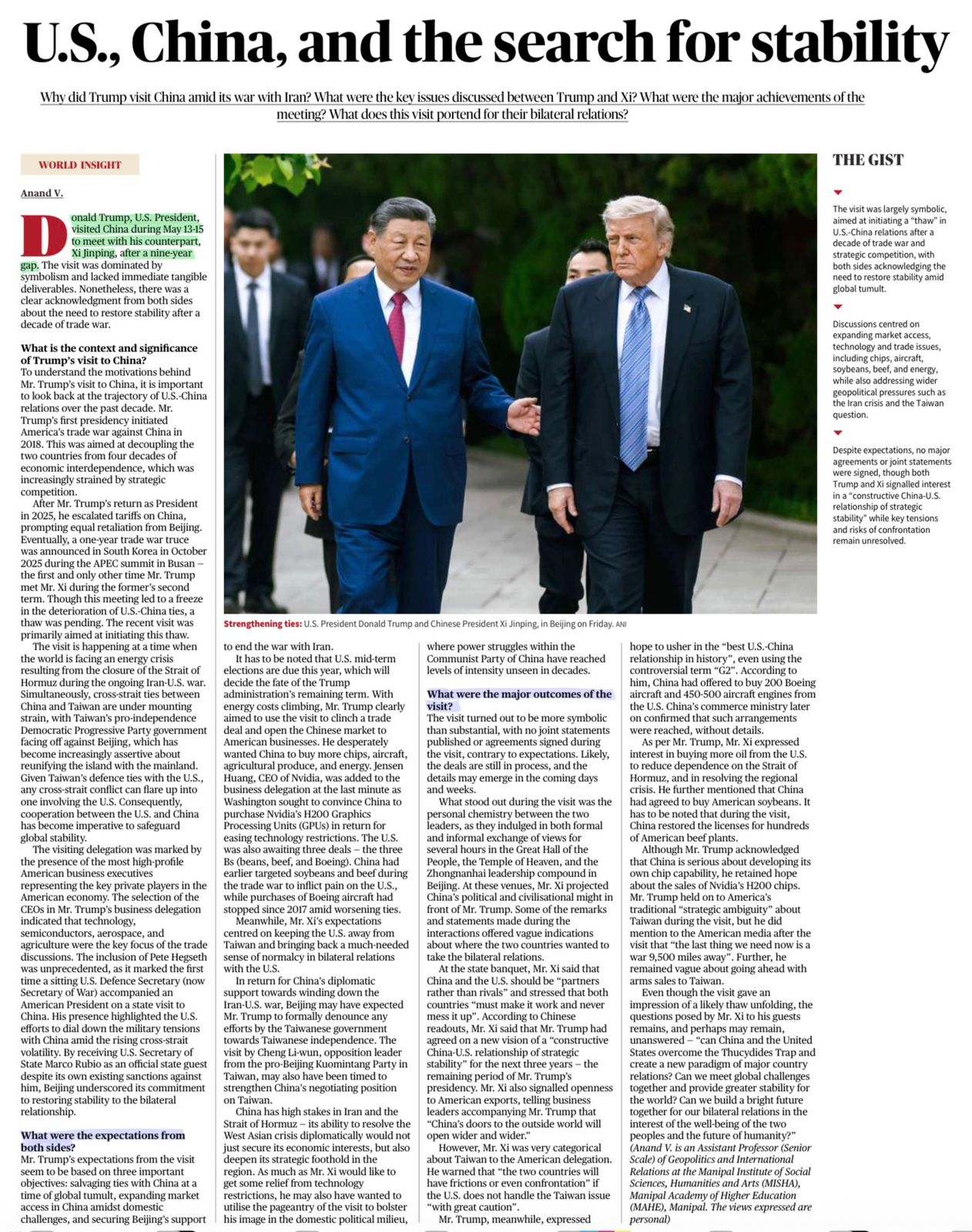 Trump Xi Meeting 2026
