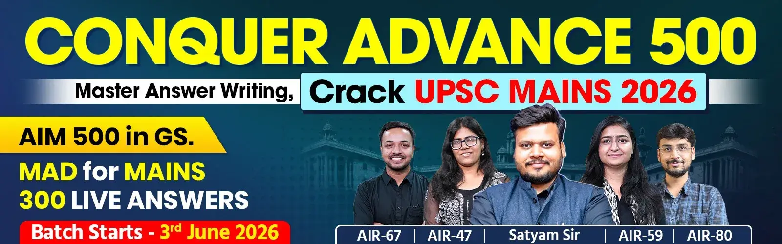 Conquer advance 500 banner