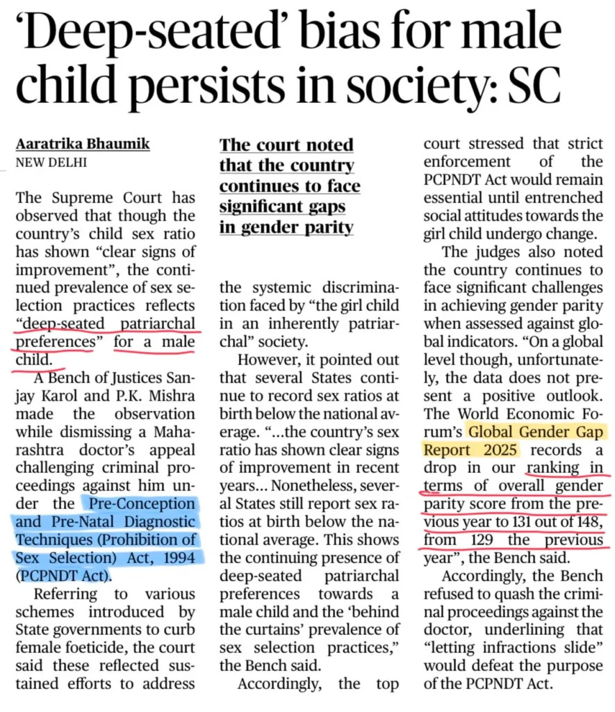 PCPNDT Act 1994