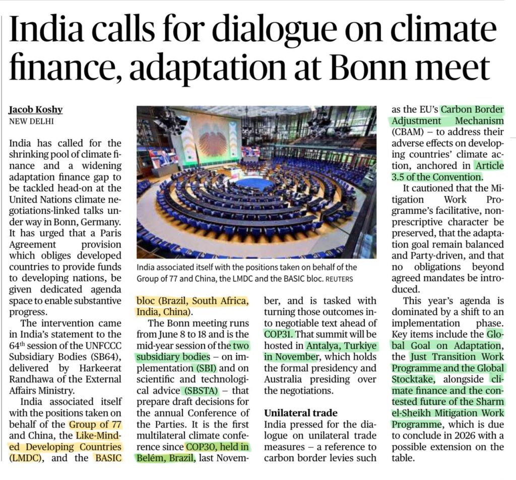 Bonn Climate Meeting