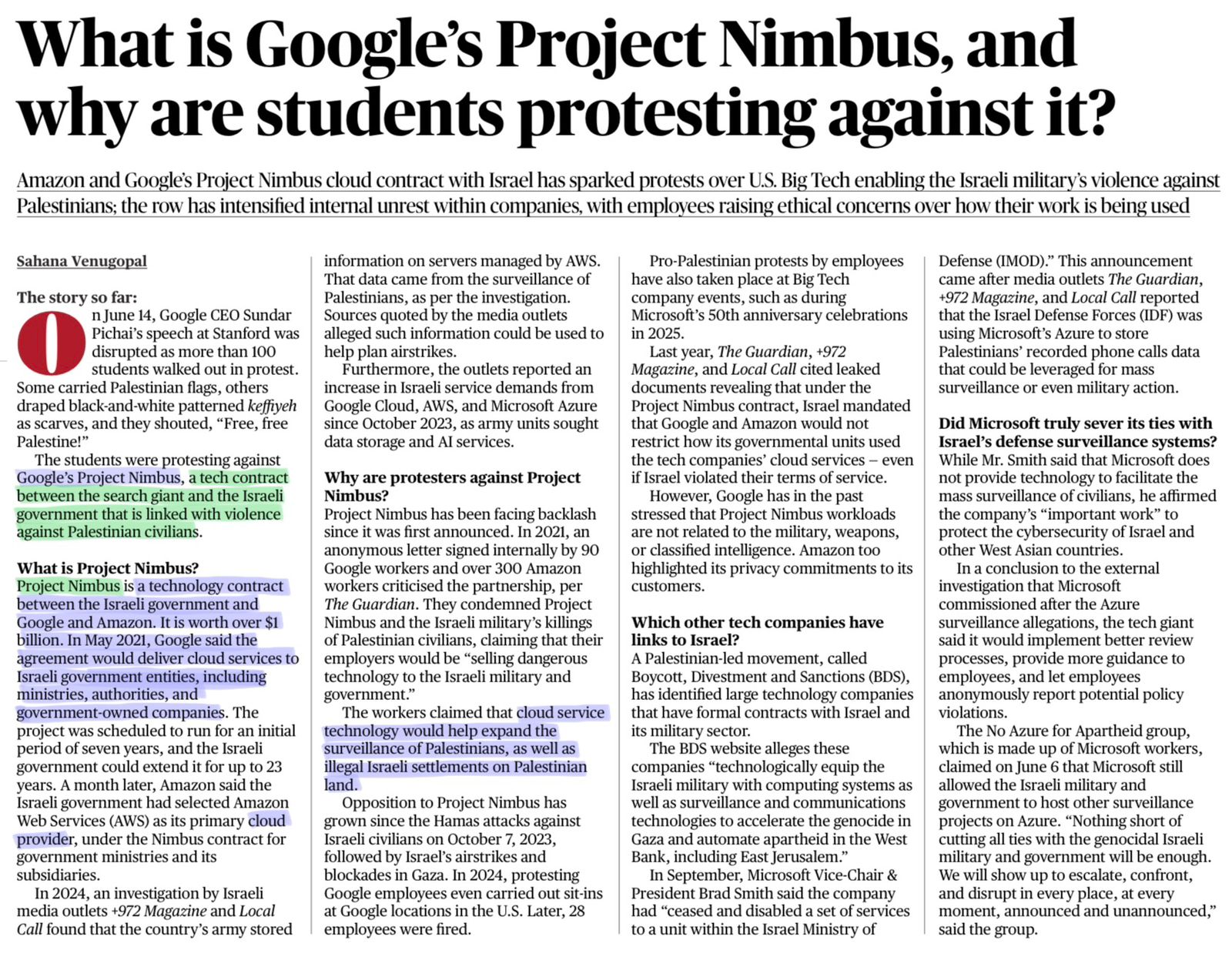 Google Project Nimbus Explained