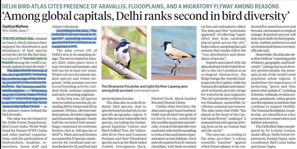 Delhi Bird Atlas 2025