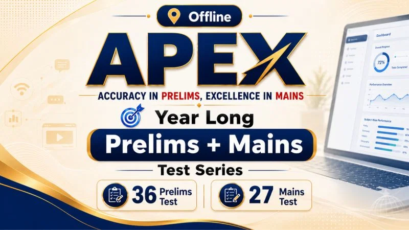 APEX - Integrated Prelims & Mains Test Series (OFFLINE)