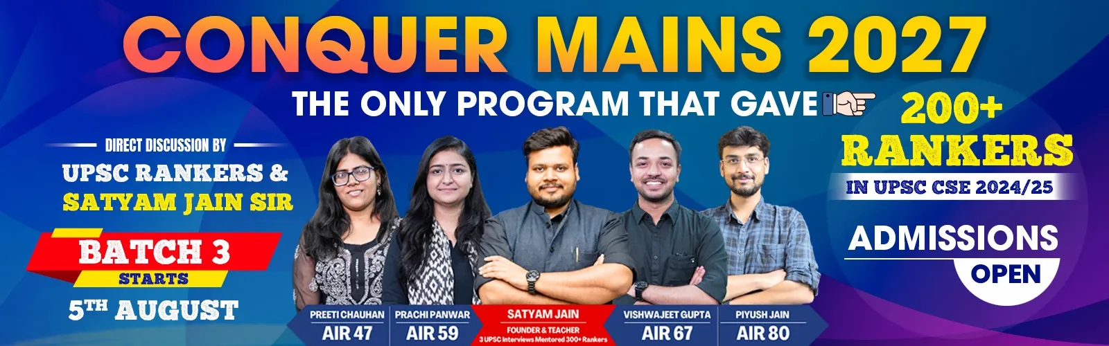 Conquer Mains 2027 Batch 3