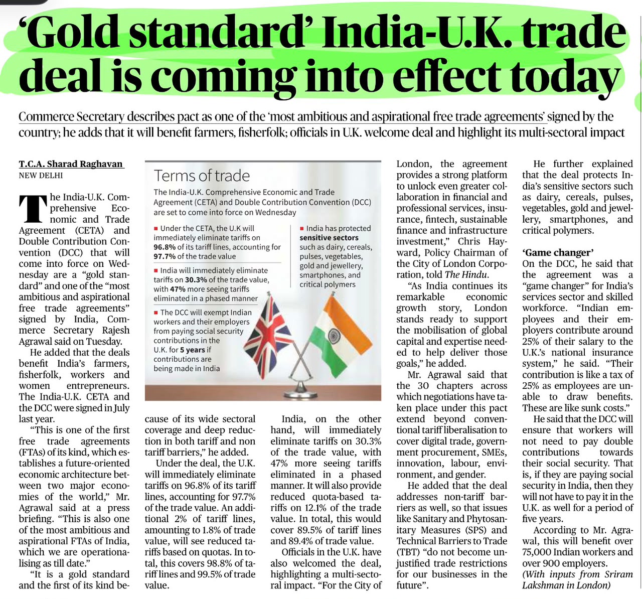 India UK trade deal 2026