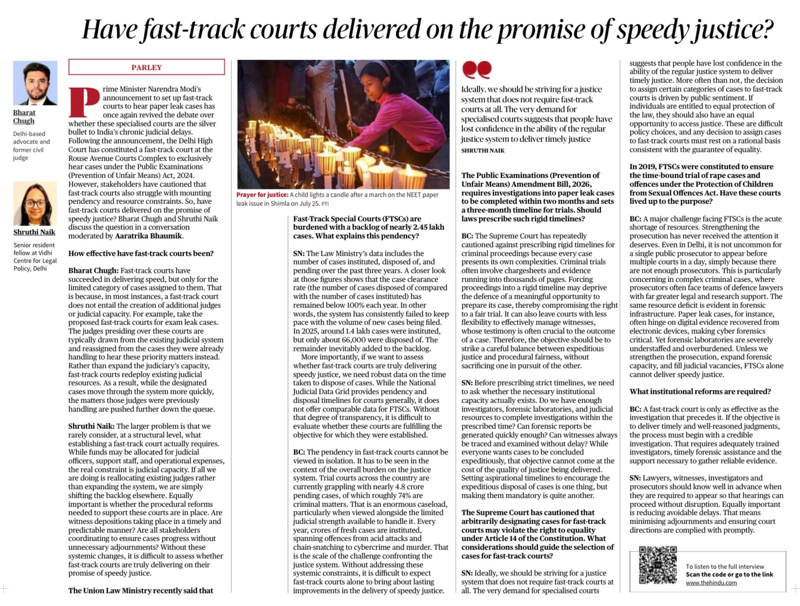Fast-Track Courts in India