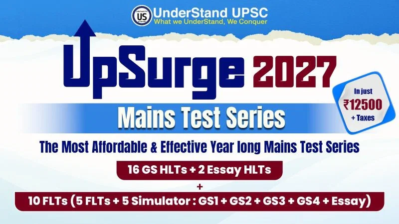 UpSurge Mains Test Series 2027
