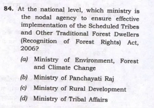 Forest Rights Act Agasthyamalai