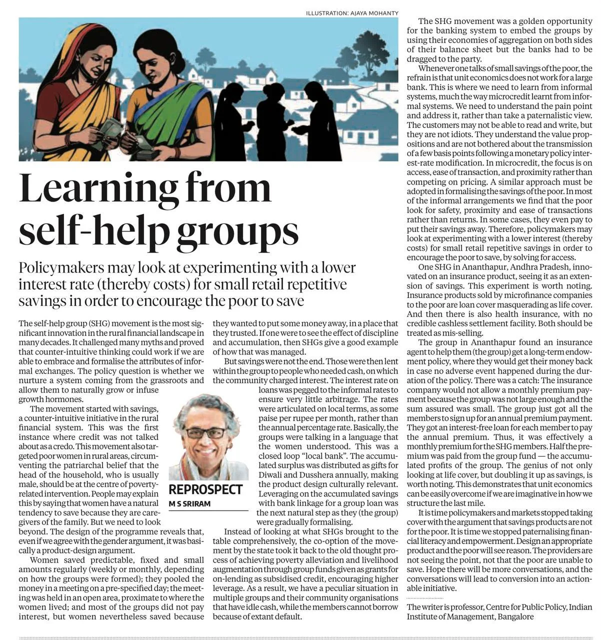 Self Help Groups financial inclusion