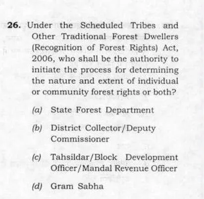 Forest Rights Act Agasthyamalai