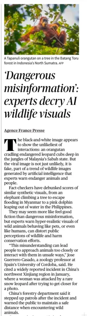 AI wildlife misinformation