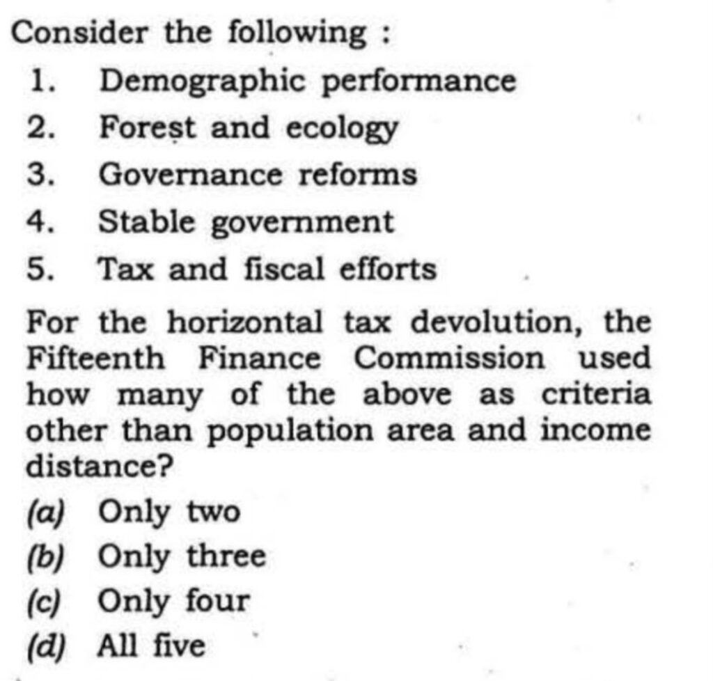 Fiscal Federalism in India
