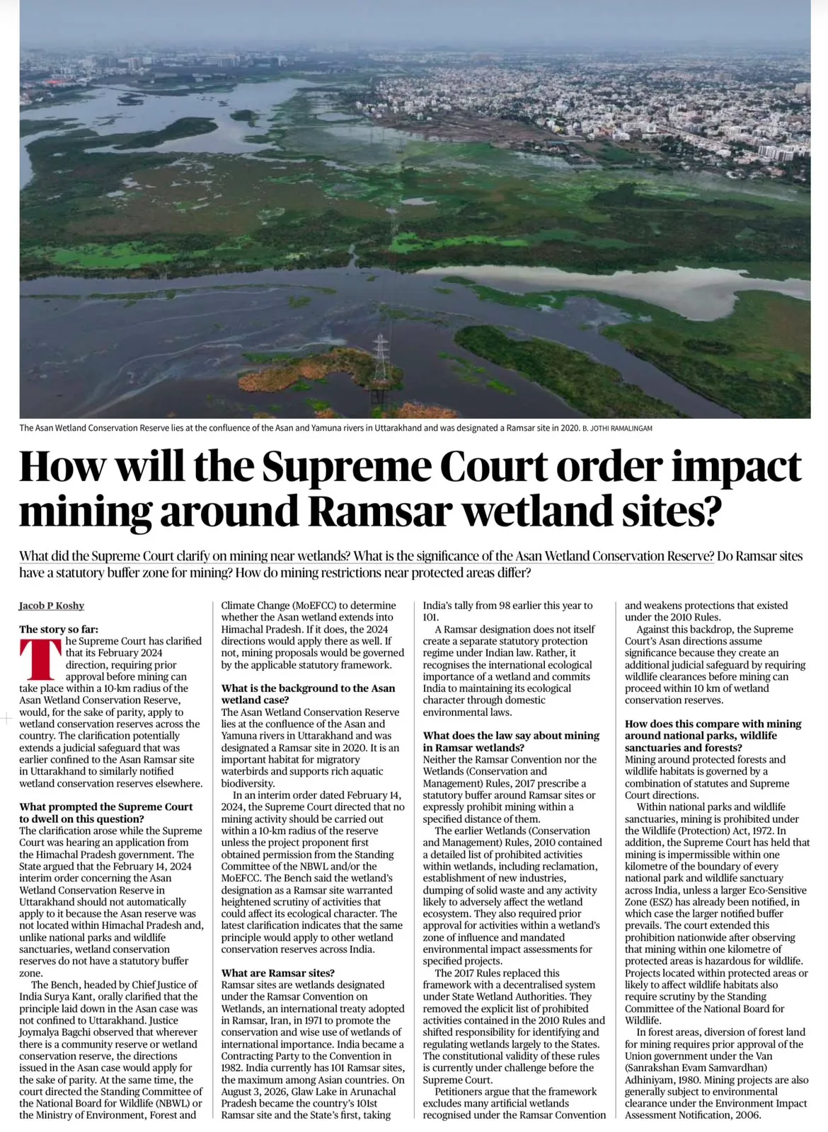 Supreme Court Ramsar Wetlands Judgment