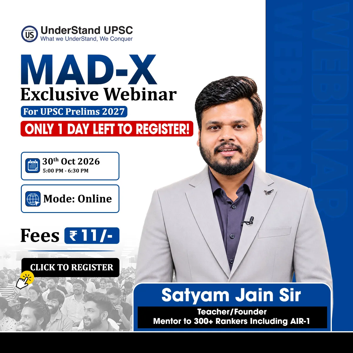 MAD-X-Webinar 1 Day Left